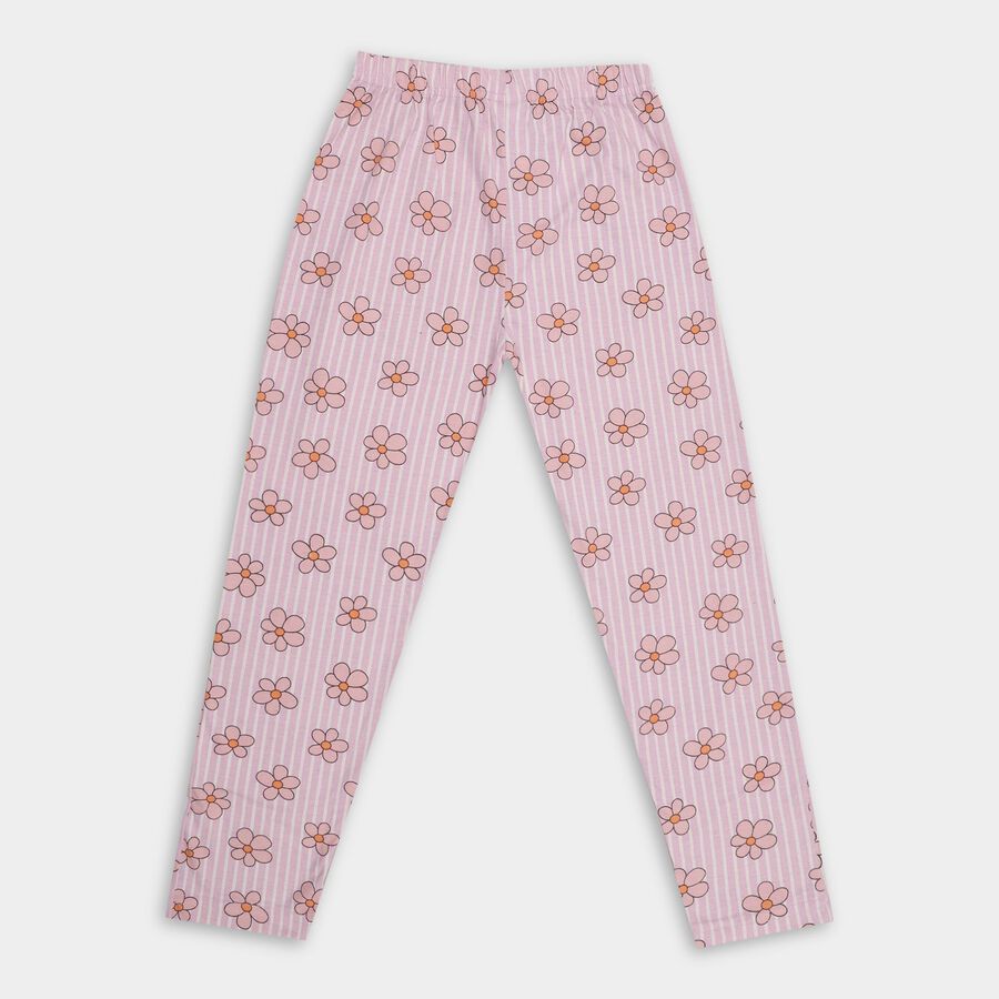 Girls' Pyjamas , हल्का गुलाबी, large image number null
