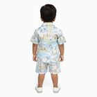 Infants' 100% Cotton Baba Suit, Aqua, small image number null