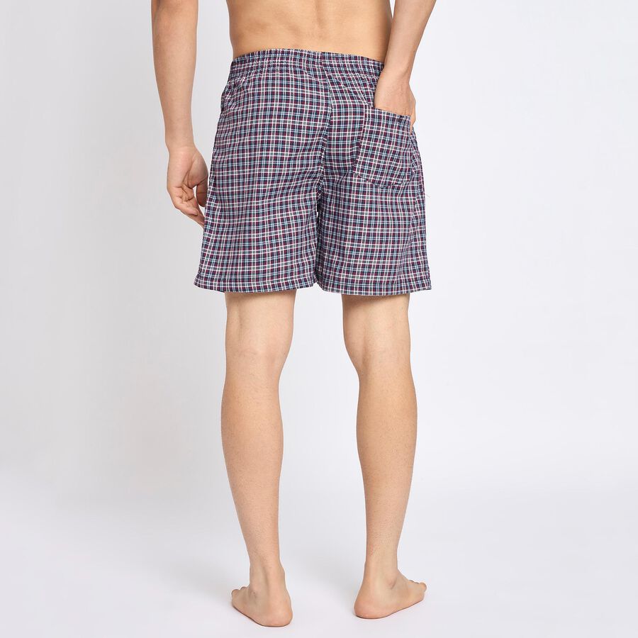 Men's 100% Cotton Boxers, Maroon, large image number null