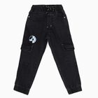 Boys' Jeans, काला, small image number null