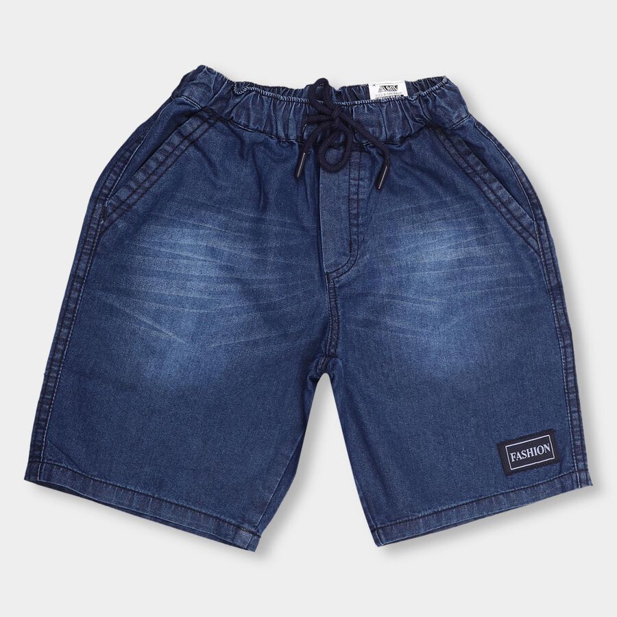 Boys' Bermudas , मध्यम नीला, large image number null