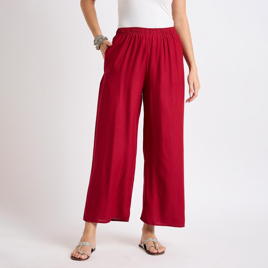 Ladies' Palazzos , Maroon, large image number null