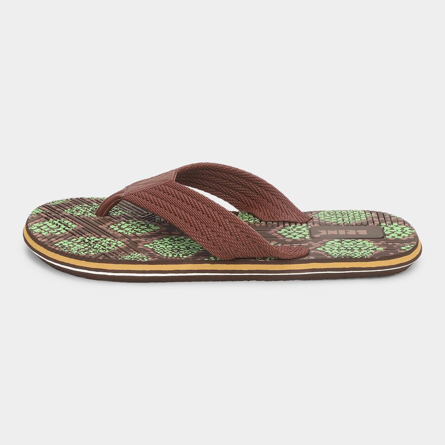 Men's V Strap Slipper, भूरा, large image number null