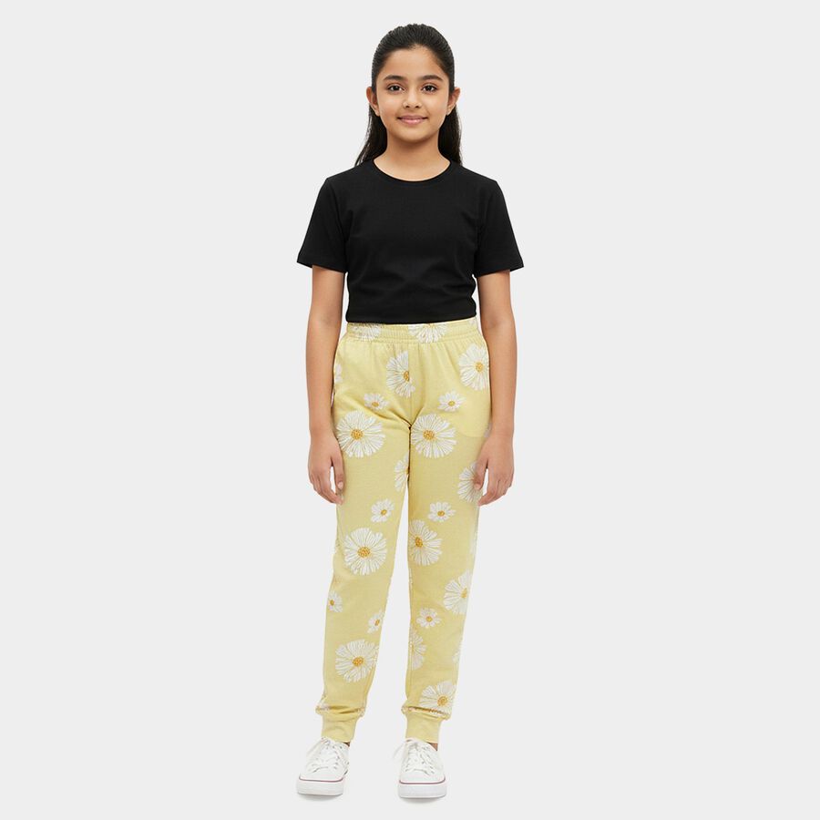 Girls' Pyjama, Yellow, large