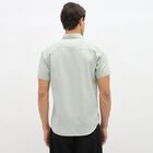 Men's Light Sage Green Slim Fit Classic Casual Shirt, Light Green, small image number null
