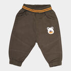 Infants Cotton Solid Trousers, Olive, small image number null
