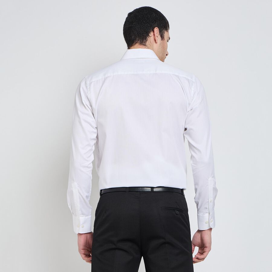 Men's 100% Cotton Formal Shirt , सफ़ेद, large image number null