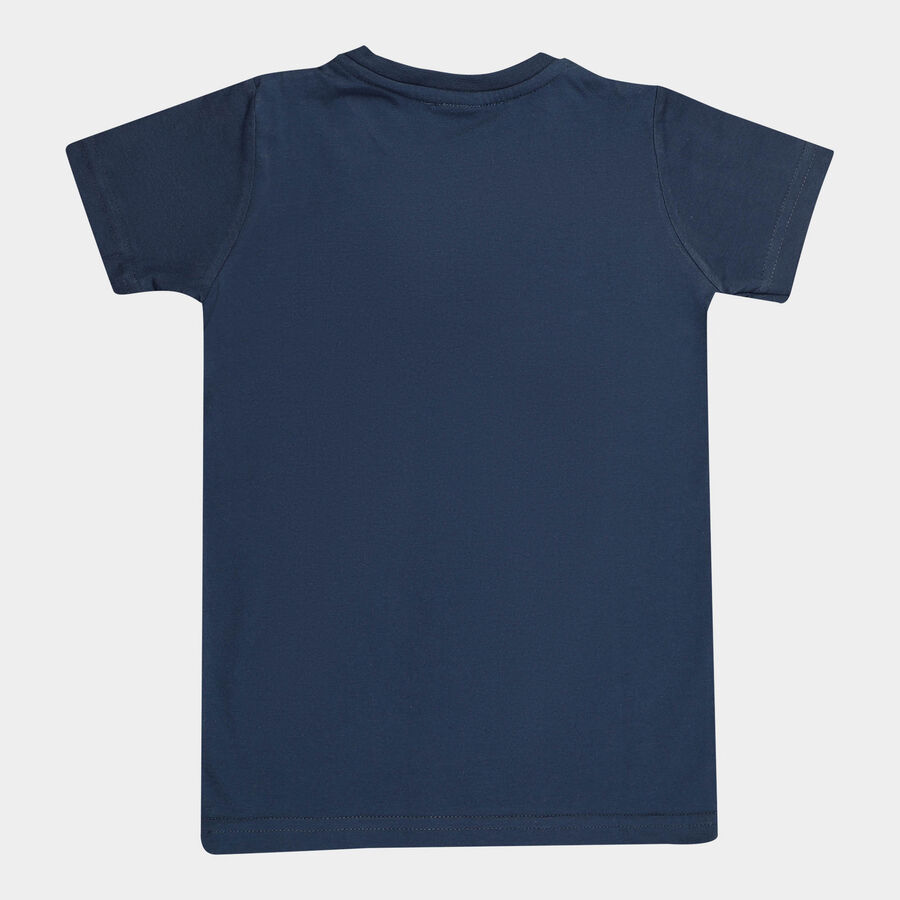 Boys T-Shirt, Navy Blue, large image number null