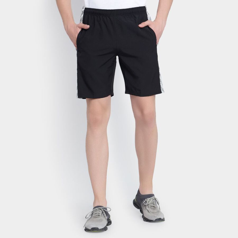 Cut & Sew Bermuda, Black, large image number null