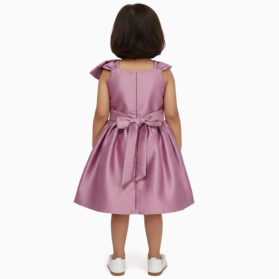 Girls' Frock, Pink, large
