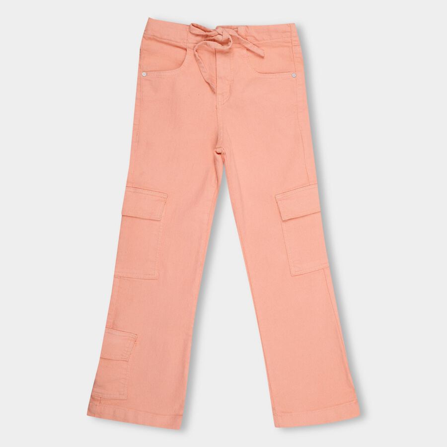 Girls' Jeans , Peach, large image number null