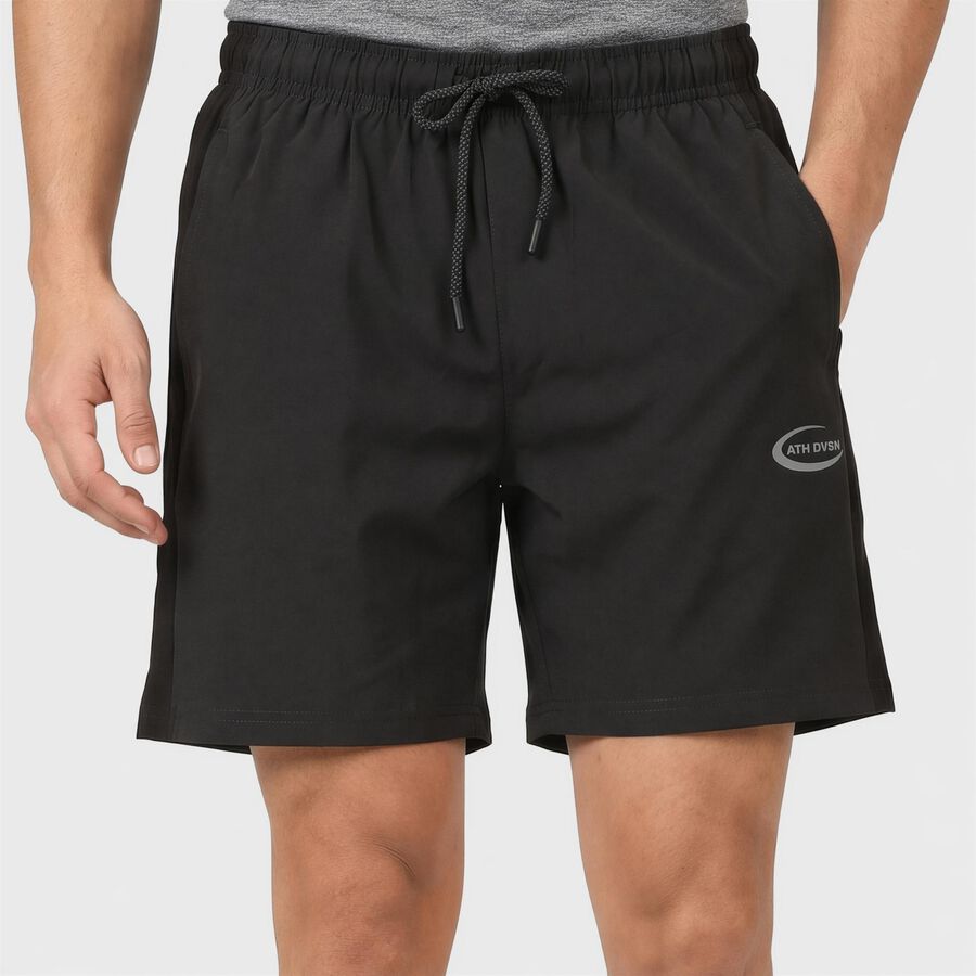 Men's Dark Grey Regular Fit Athletic Bermuda Shorts, Dark Grey, large