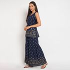 Ladies' Ethnic Set, नेवी ब्लू, small image number null
