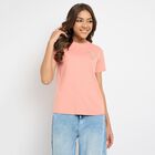 Ladies' Round Neck T-Shirt , Pink, small image number null