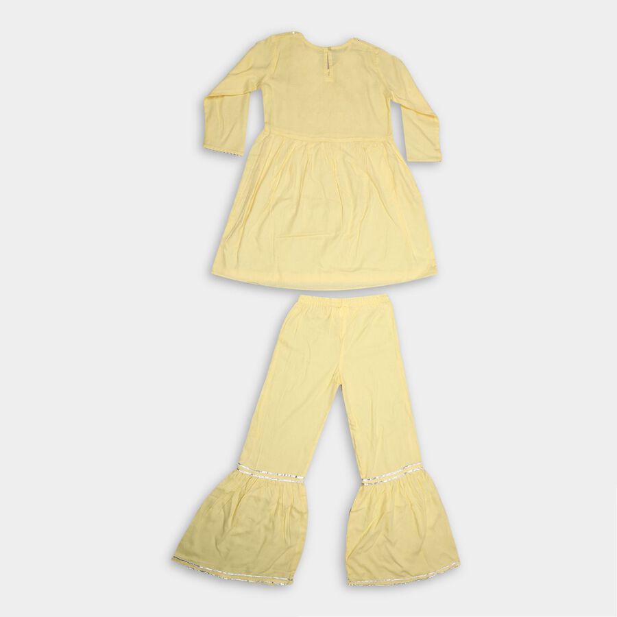 Girl's Fusion Set , पीला, large image number null