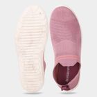 Women's Pink Slip-On Casual Shoes, हल्का गुलाबी, small