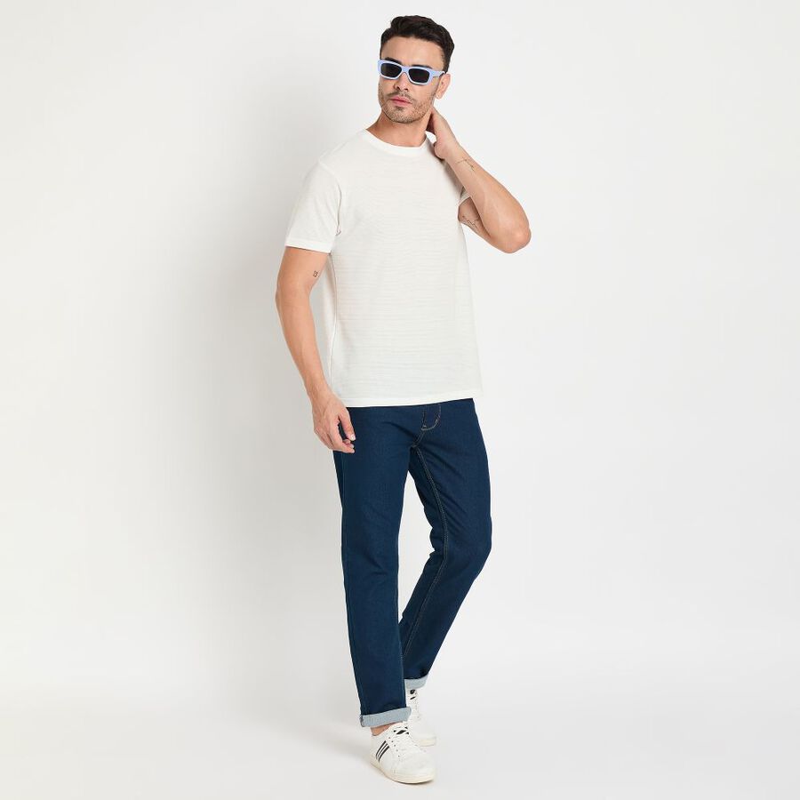Men's Slim Fit Jeans, Dark Blue, large image number null