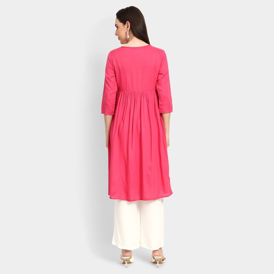 Ladies' Kurta Pyjama Set, Fuchsia, large image number null