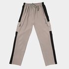 Boys Grey Regular Fit Solid Pyjama, Light Grey, small