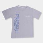 Boys' 100% Cotton Half Sleeves T-Shirt , Light Blue, small image number null