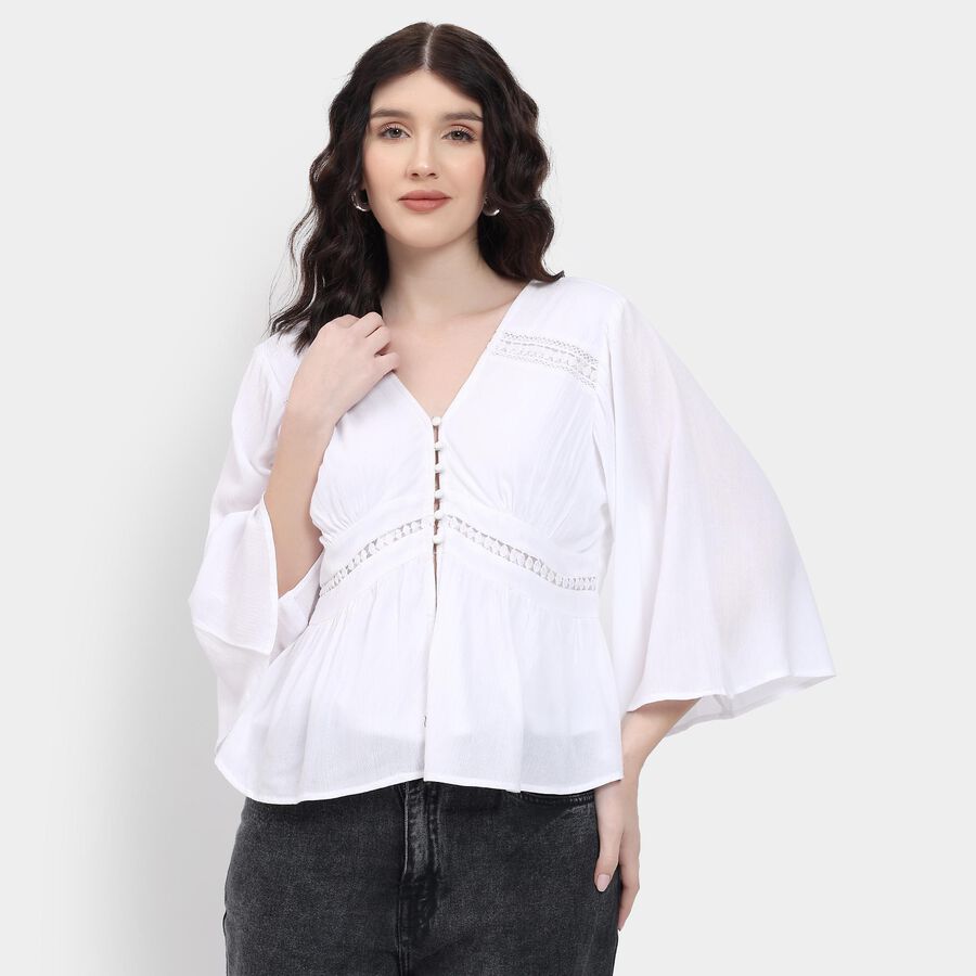 Ladies' Shirt , White, large