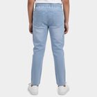 Boys' Light Blue Regular Fit Classic Jeans, हल्का नीला, small