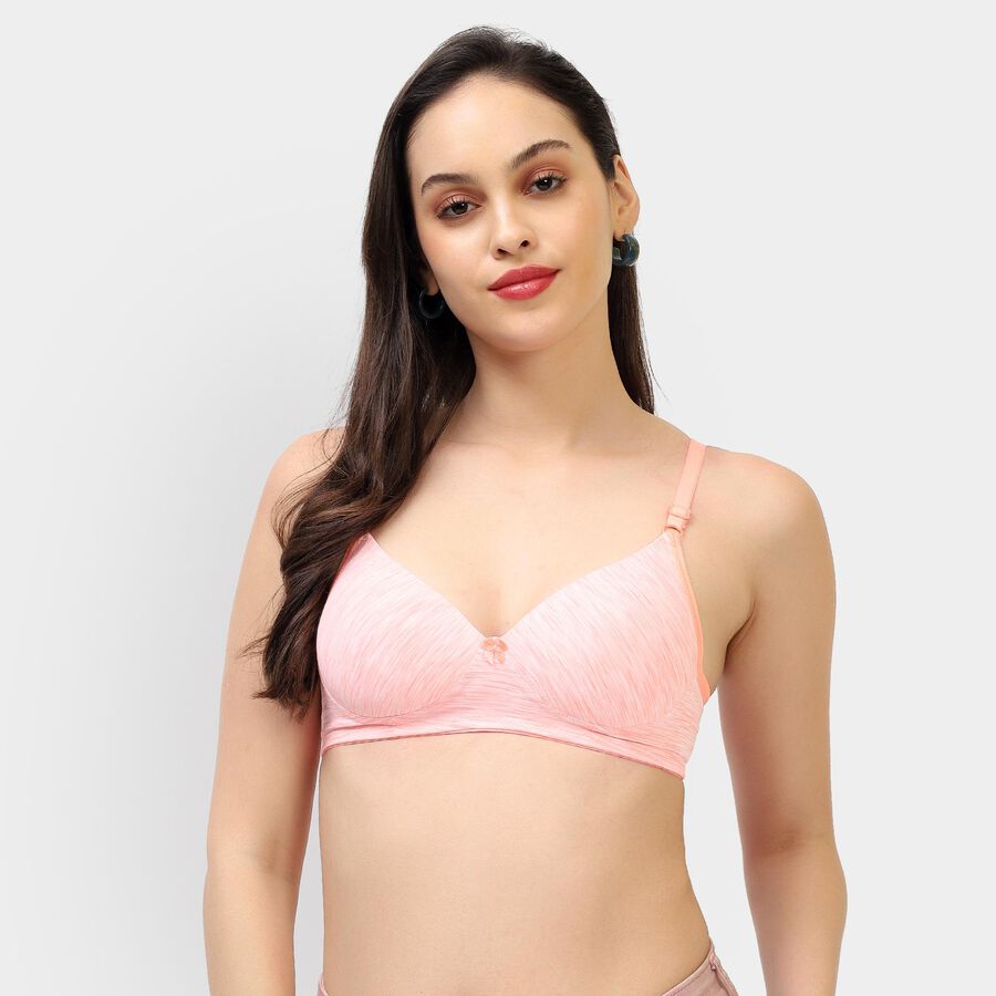 Ladies' Bra , पीच, large image number null