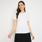 Ladies' Cotton Top, सफ़ेद, small image number null