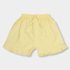 Infants' 100% Cotton Half Pant , हल्का नीला, small