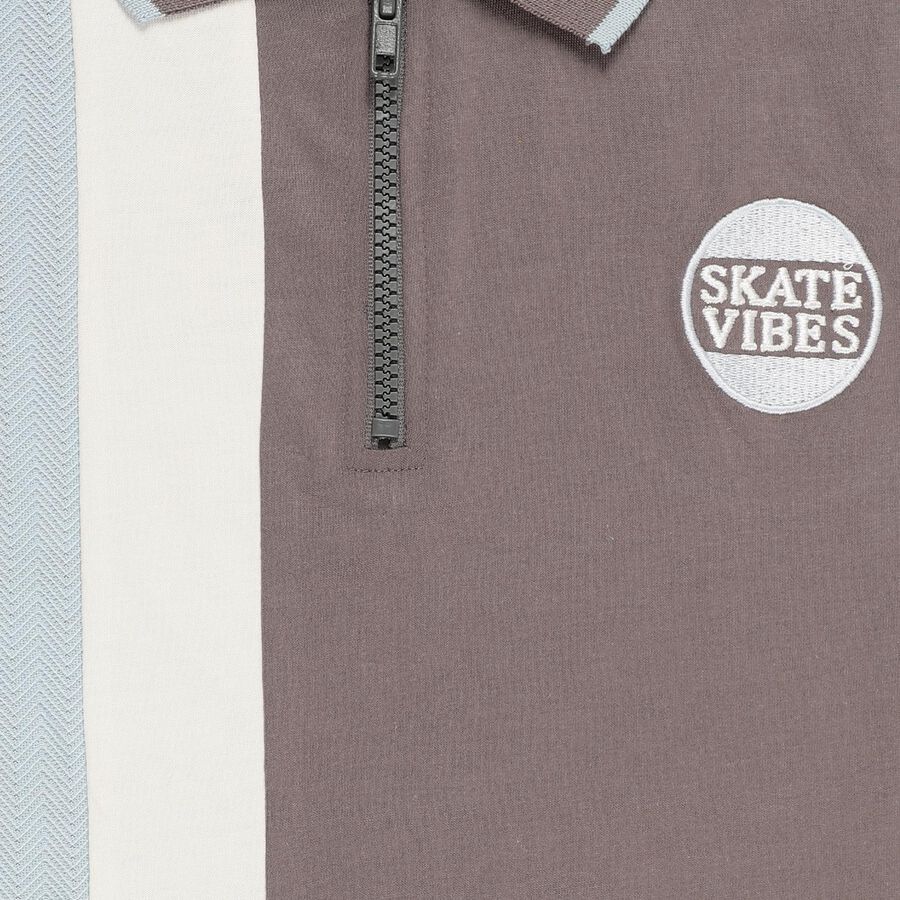 Boys' Half Sleeves T-Shirt, चारकोल, large image number null