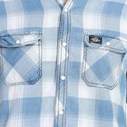 Men's 100% Cotton Casual Shirt, Dark Blue, small image number null