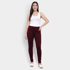 Solid Trousers, वाइन, small image number null