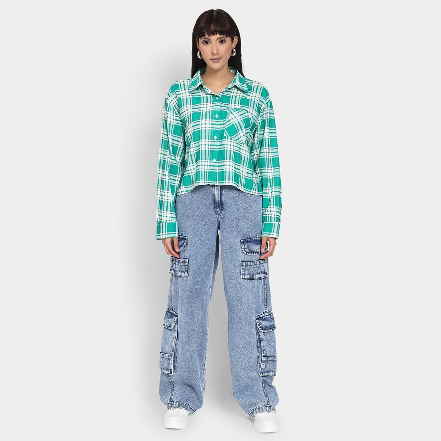Ladies' Shirt , Dark Green, large image number null