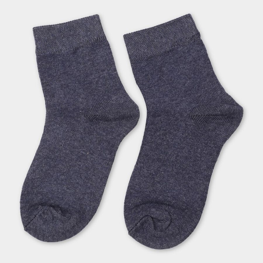 Boy's Socks, Mid Blue, large image number null