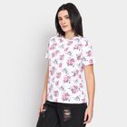 Ladies' Round Neck T-Shirt, White, small image number null