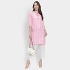 Ladies' Kurta, गुलाबी, small
