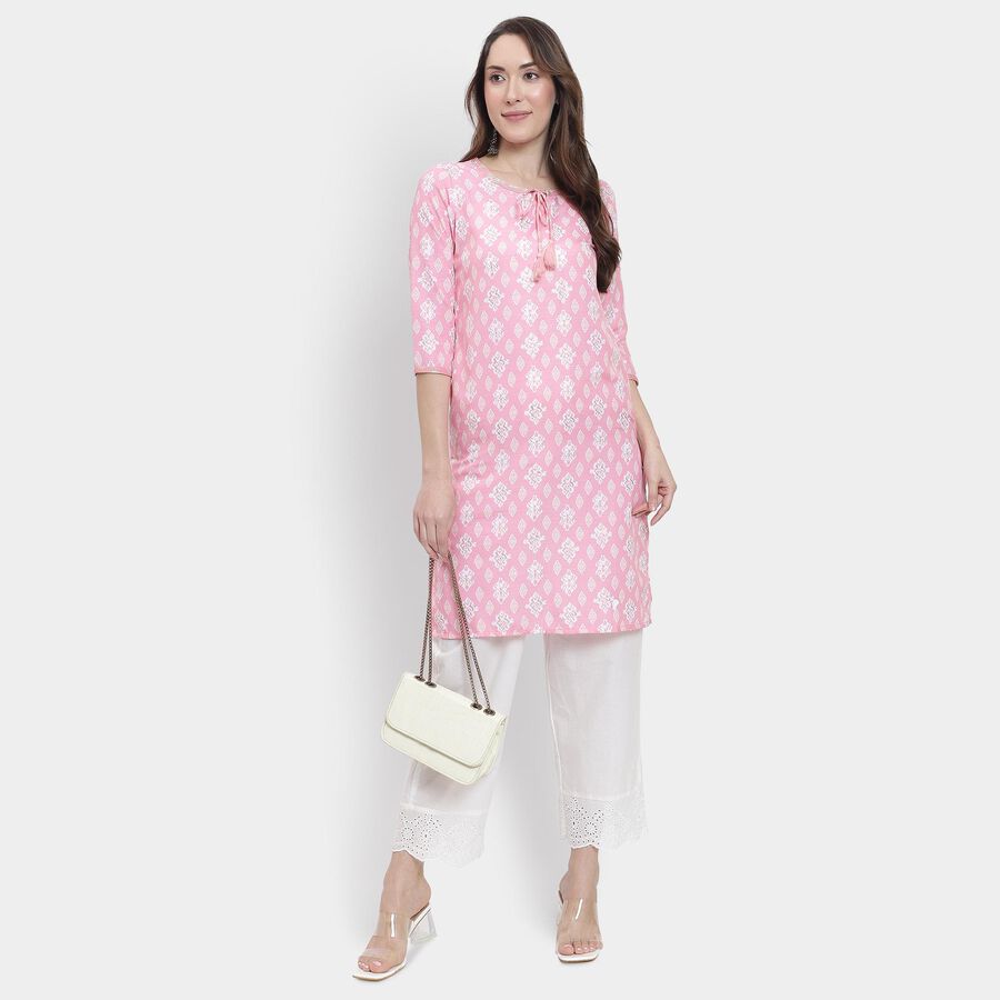 Ladies' Kurta, गुलाबी, large