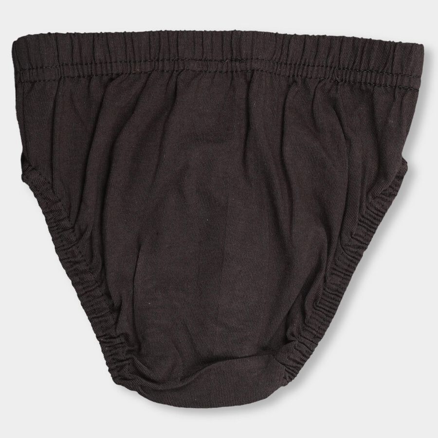 Boys' 100% Cotton V-Cut Briefs , Brown, large image number null