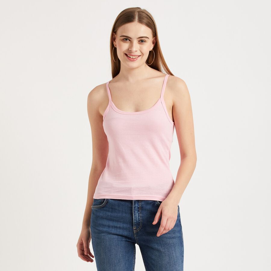 Ladies' Cotton Slips, Light Pink, large image number null