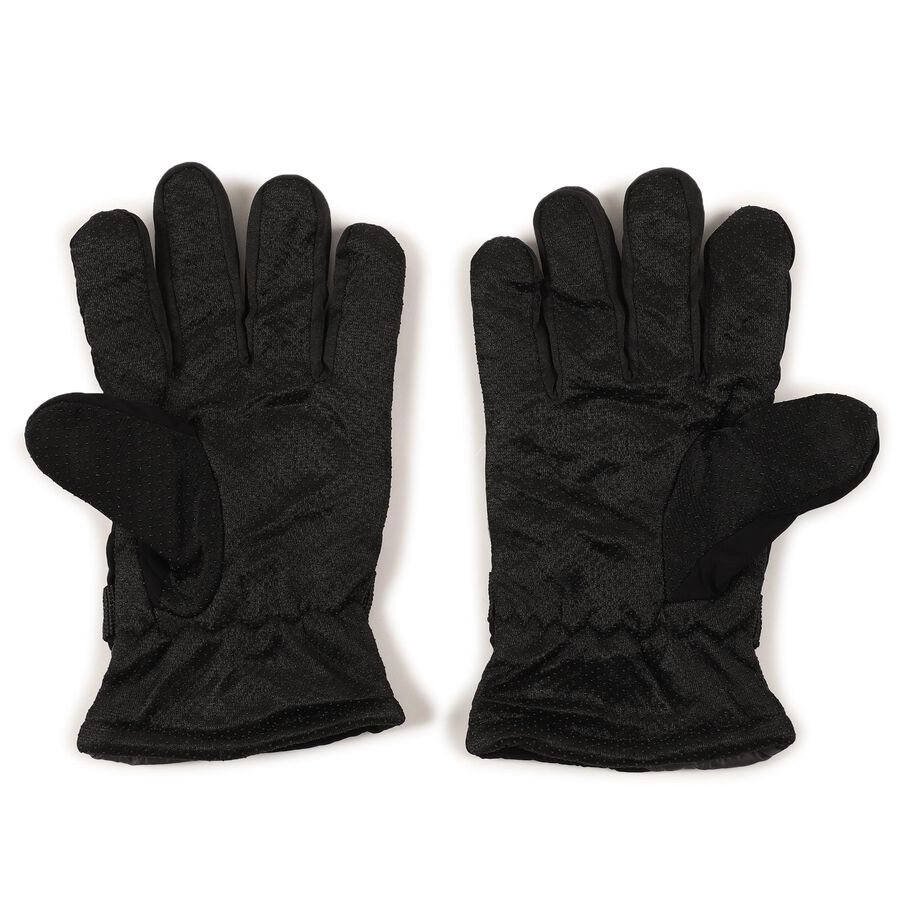 Men's Gloves, गहरा ग्रे, large