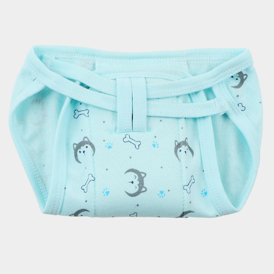 Infants Blue Printed Langot, Light Blue, large
