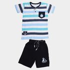 Boys' Knit Baba Suit, White, small