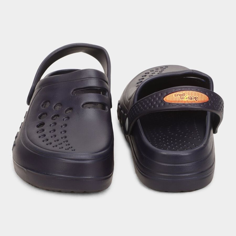 Mens Floater Flip Flops, Navy Blue, large image number null