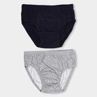 Boys' 100% Cotton V-Cut Briefs, Navy Blue, small image number null