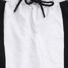 Boys' Navy Blue Regular Fit Solid Pyjama, एक्रू मिश्रित, small