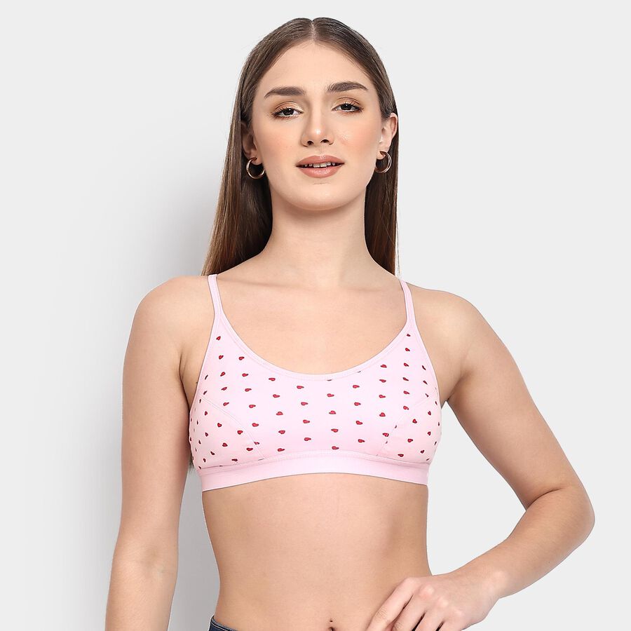 Ladies' Bra , Light Pink, large image number null