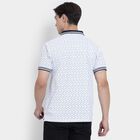 Men's 100% Cotton Collared Half Sleeves T-Shirt , Navy Blue, small image number null