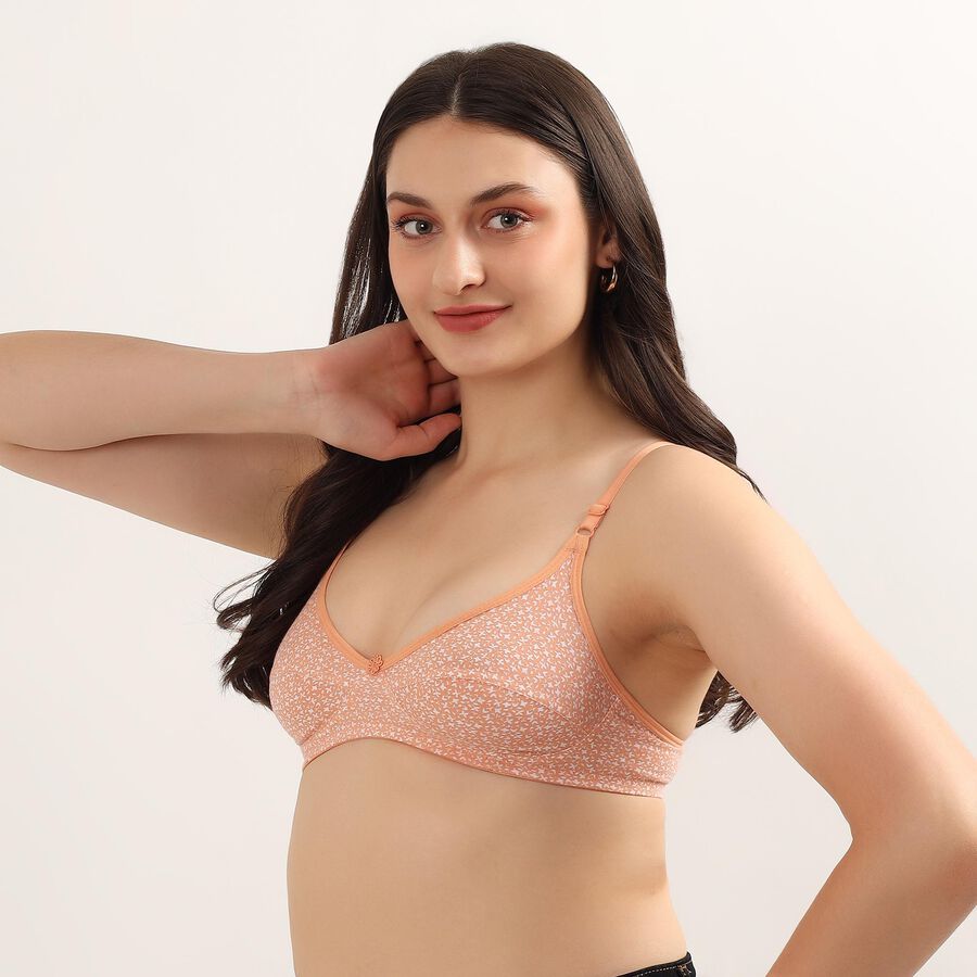 Ladies' Bra, Peach, large image number null