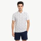 Men's White Round Neck Regular Drifit T-Shirt, सफ़ेद, small