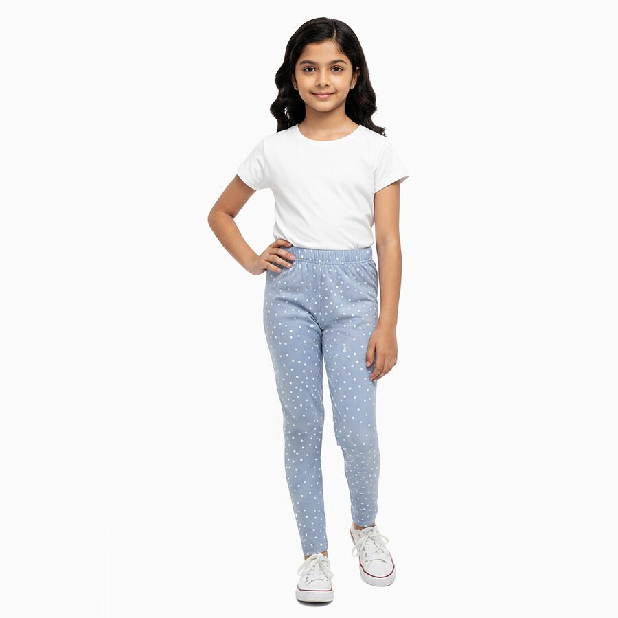 Girls' Pyjama, Light Blue, large image number null
